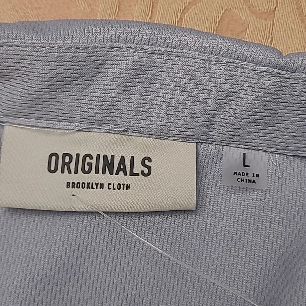 NWT MENS ORIGINALS BROOKLYN CLOTH GREY BUTTON DOWN SHORT SIZES M & L - Picture 6 of 8